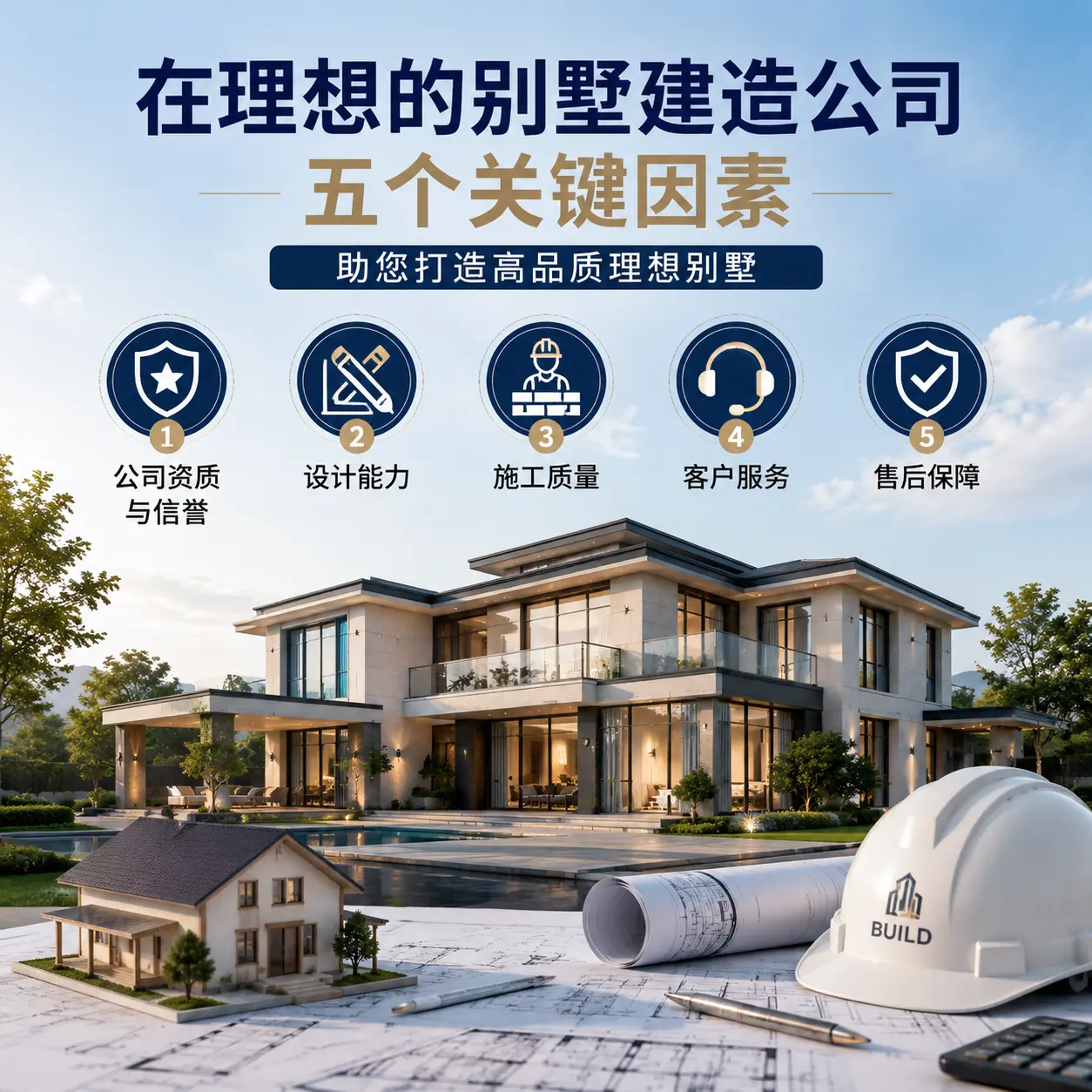 在 吉林 找到理想别墅建造公司的五个关键因素