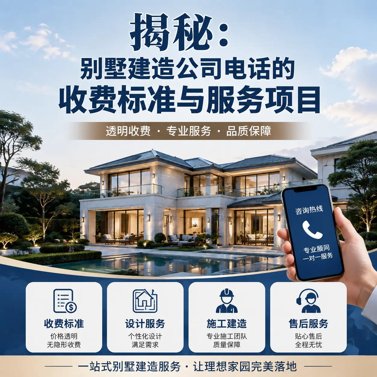 揭秘：吉林别墅建造公司电话的收费标准与服务项目