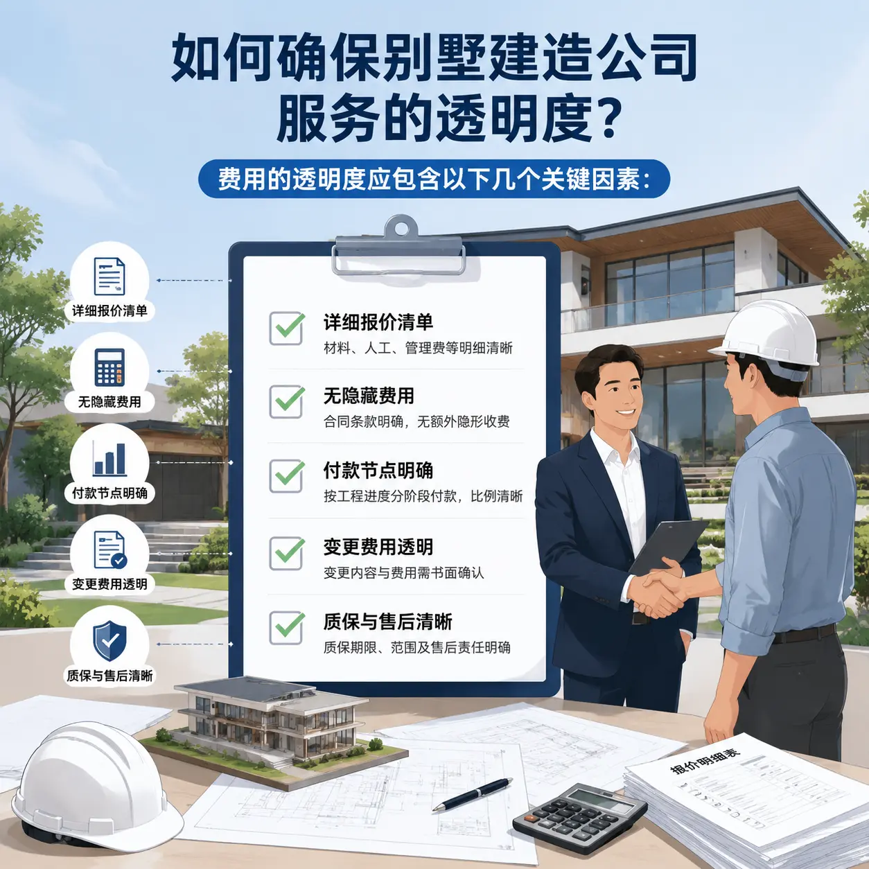 在 吉林 如何确保别墅建造公司服务的透明度?