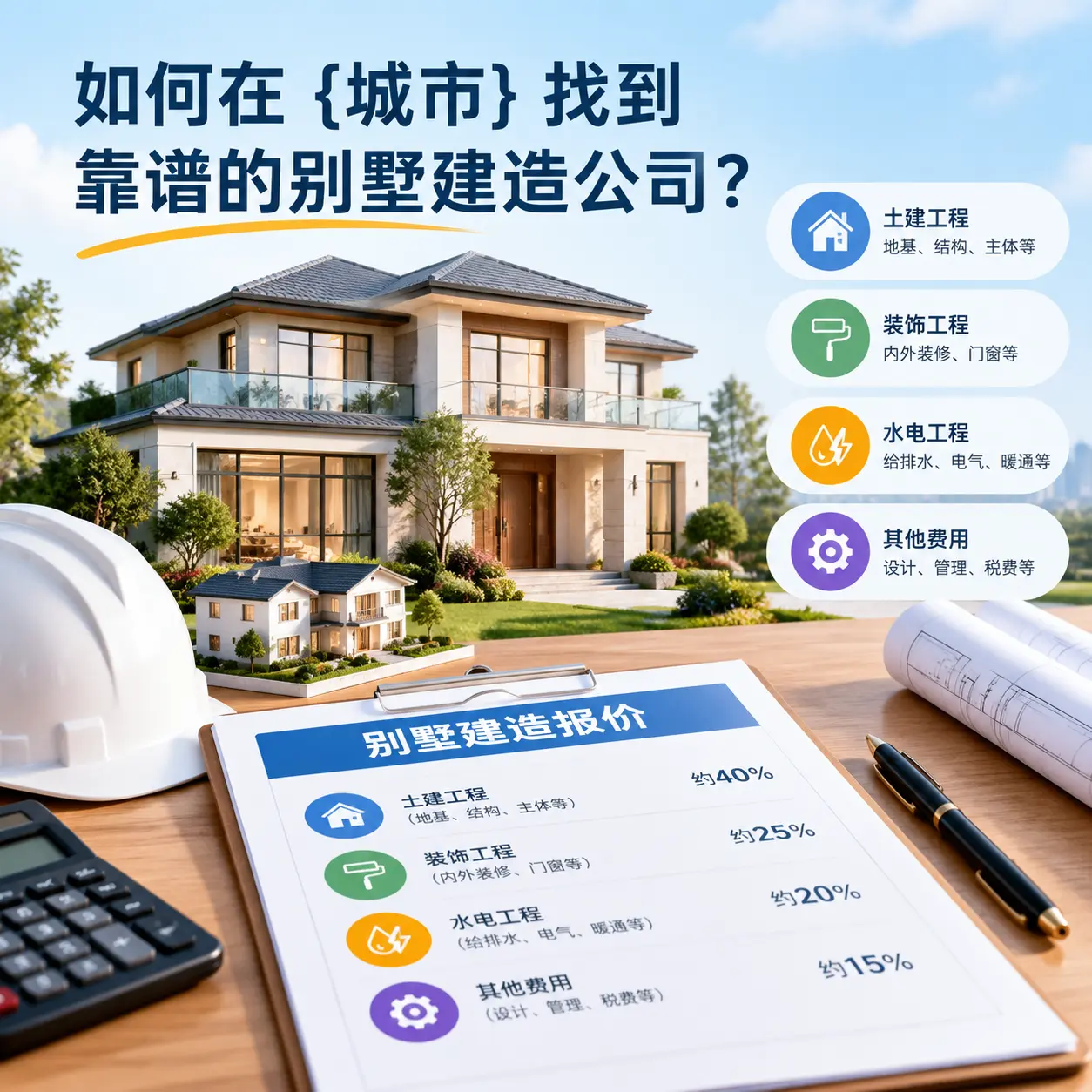 如何在 吉林 找到靠谱的别墅建造公司？