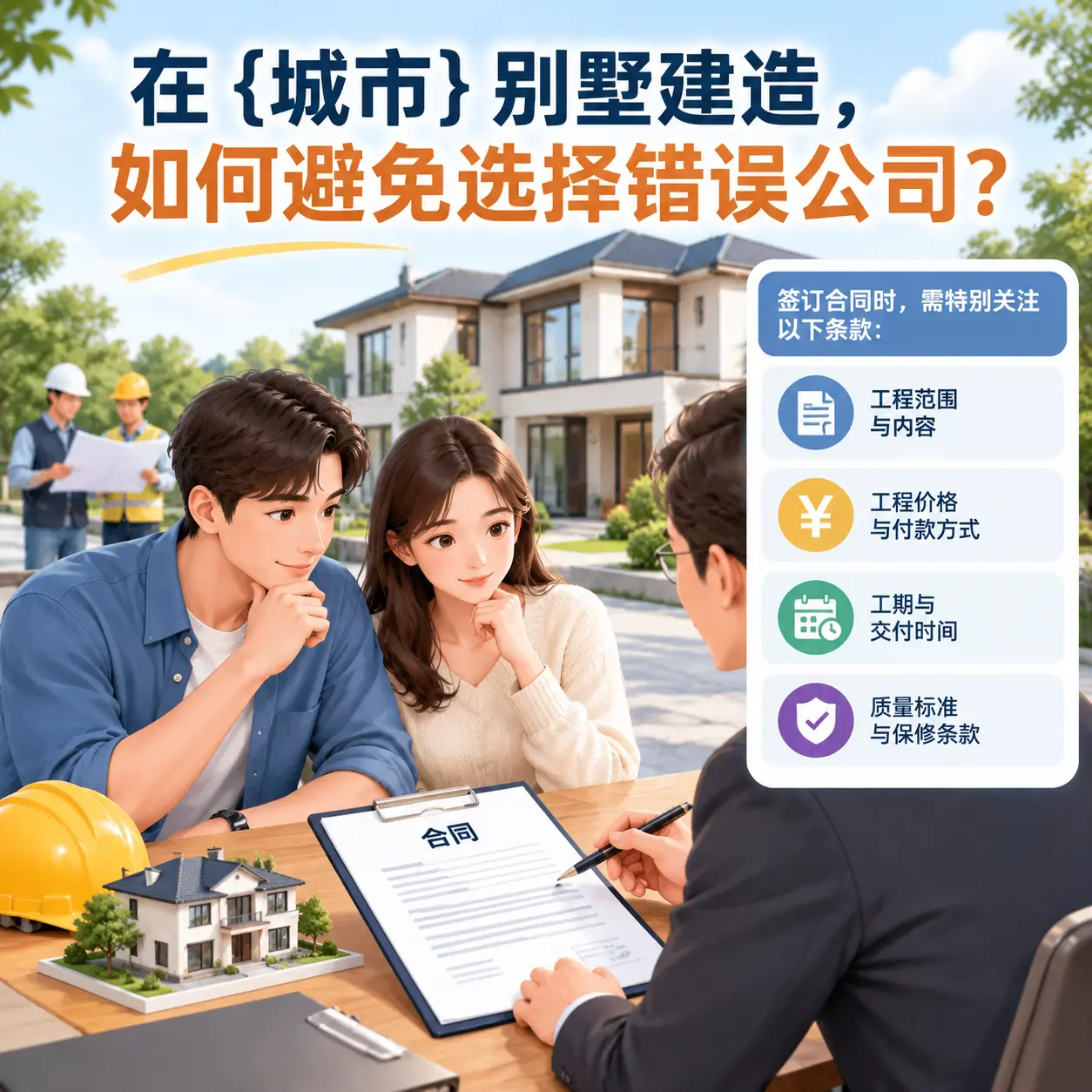 在 吉林 别墅建造，如何避免选择错误公司？