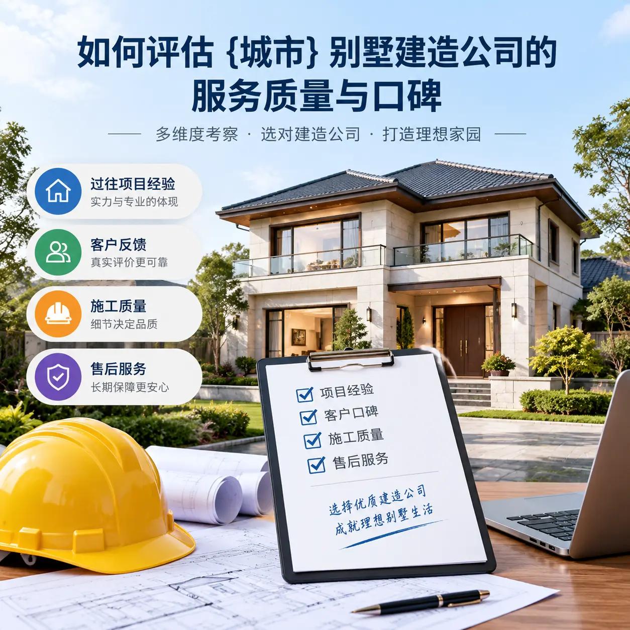 如何评估 吉林 别墅建造公司的服务质量与口碑