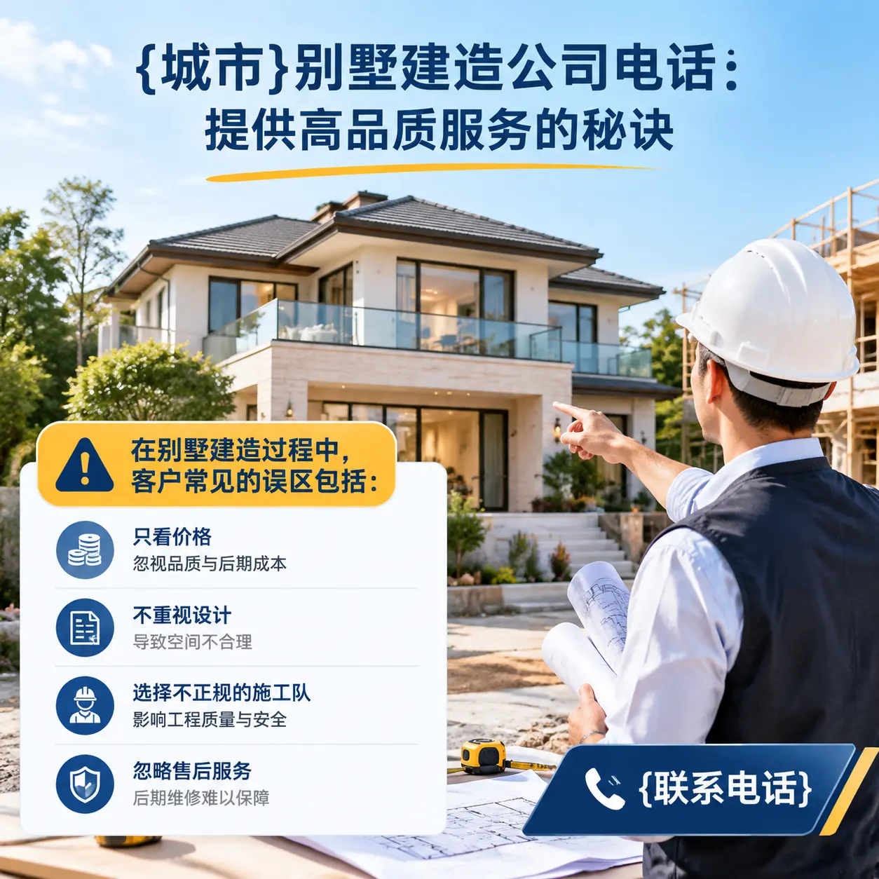 吉林别墅建造公司电话:提供高品质服务的秘诀