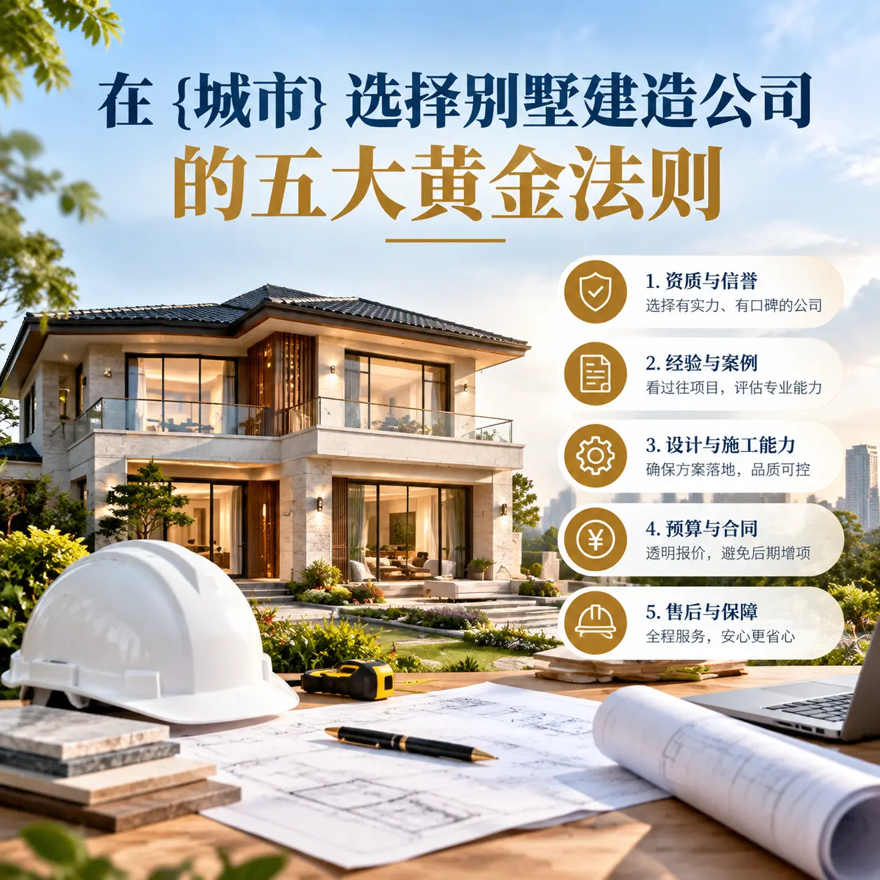 在 吉林 选择别墅建造公司的五大黄金法则