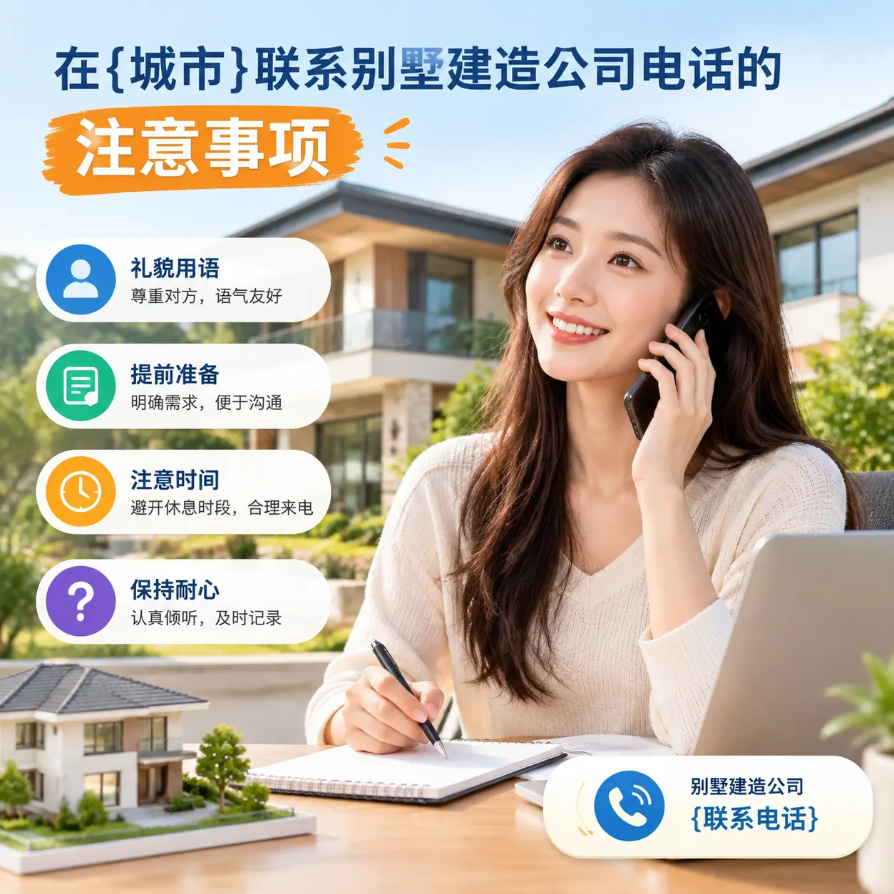 在吉林联系别墅建造公司电话的注意事项