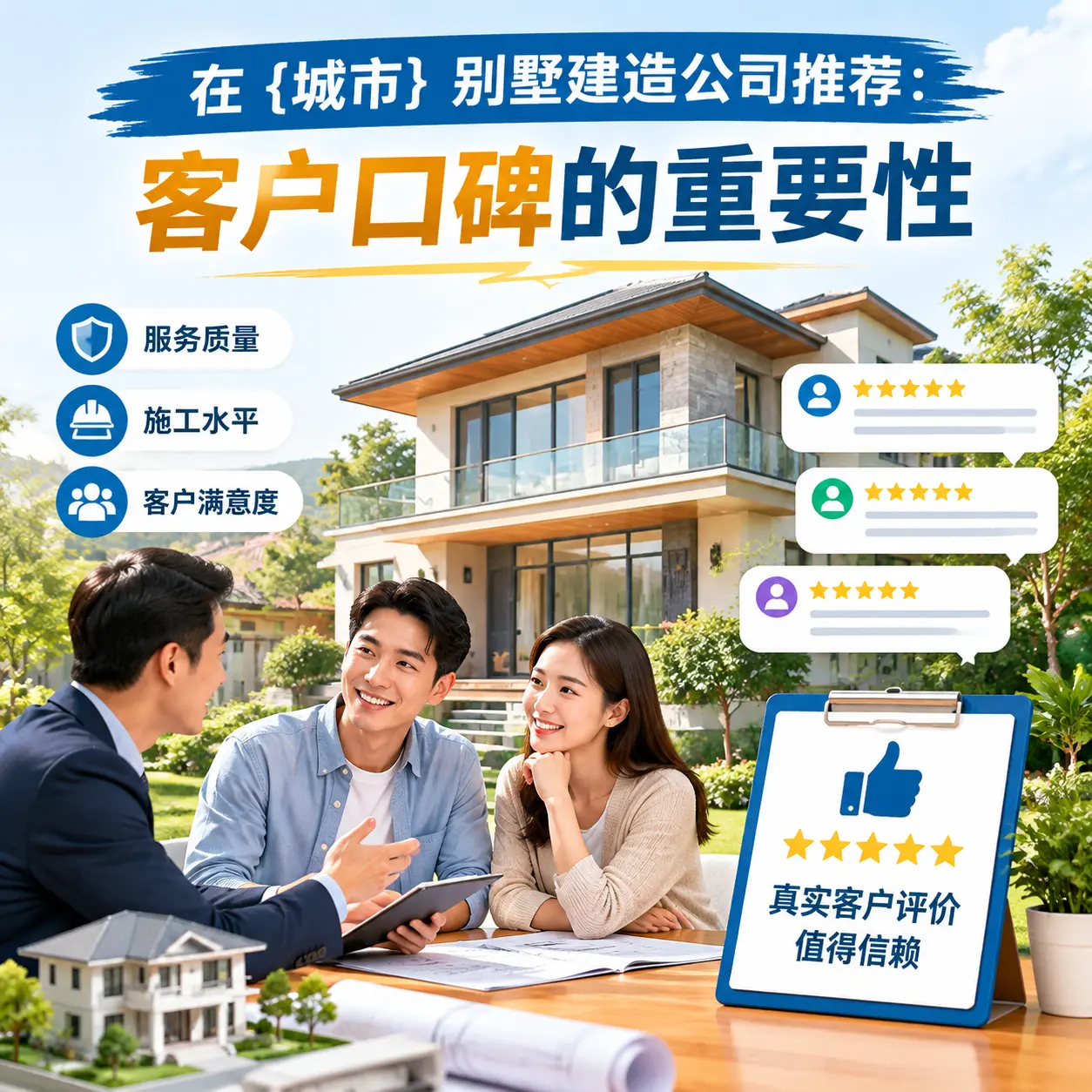 在 吉林 别墅建造公司推荐：客户口碑的重要性