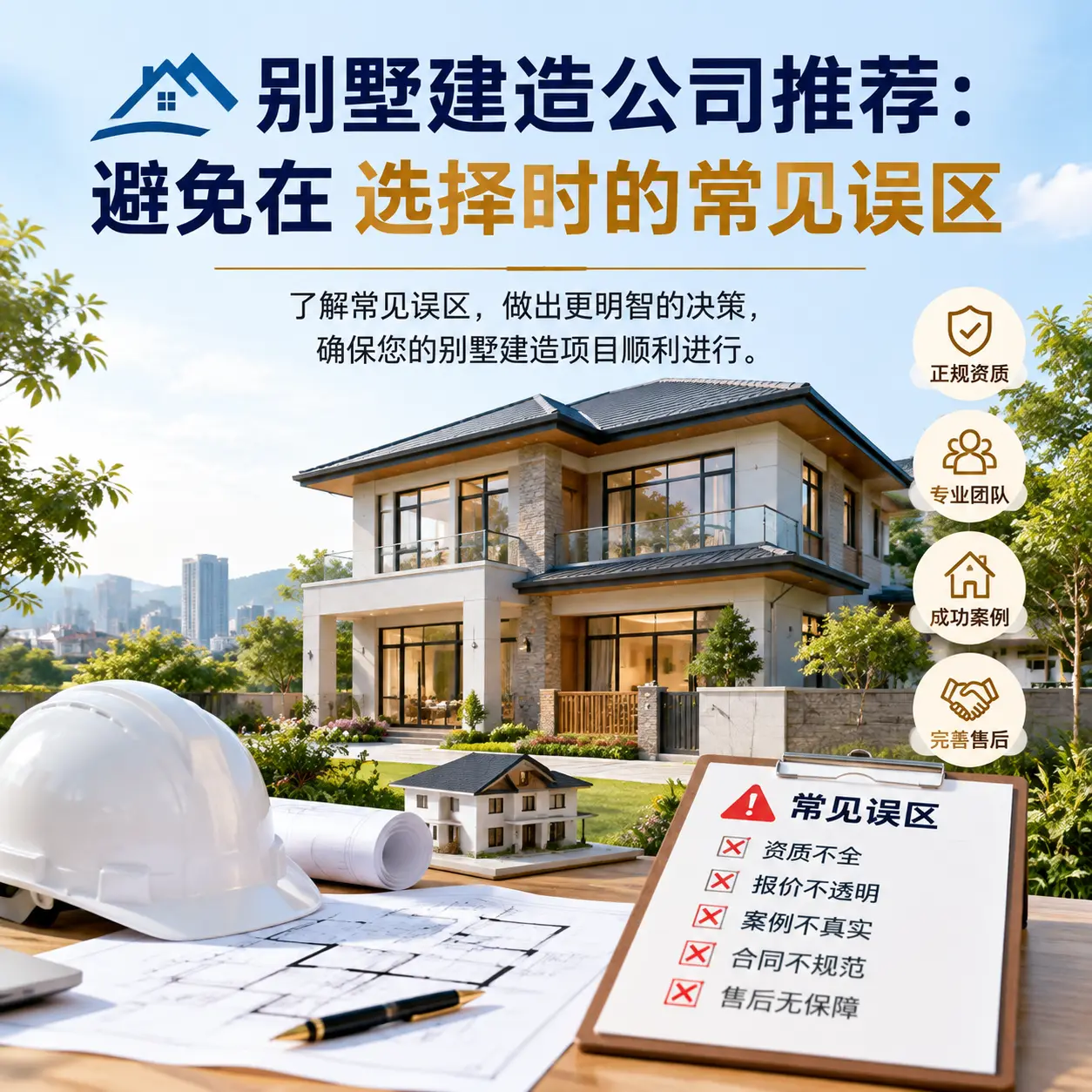 别墅建造公司推荐：避免在 吉林 选择时的常见误区