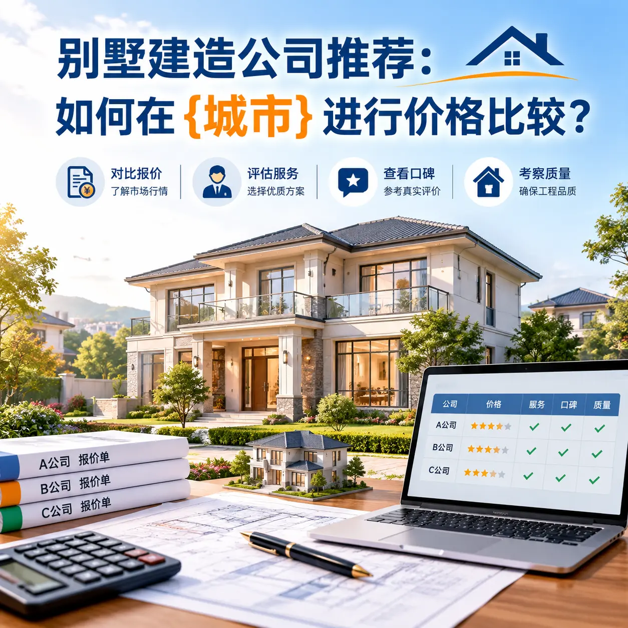别墅建造公司推荐：如何在 吉林 进行价格比较？