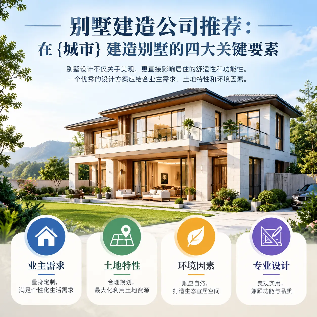 别墅建造公司推荐：在 吉林 建造别墅的四大关键要素