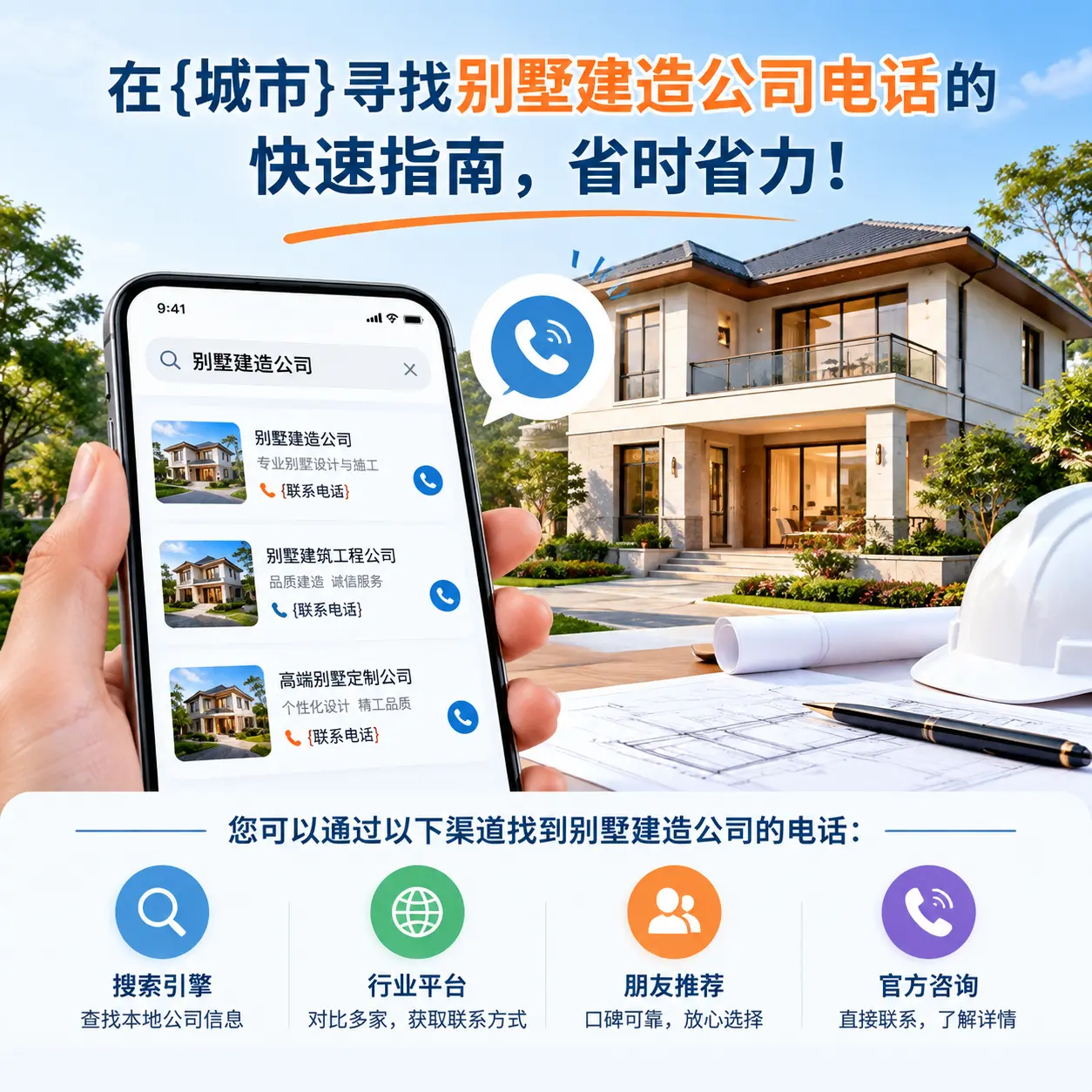 在吉林寻找别墅建造公司电话的快速指南，省时省力！