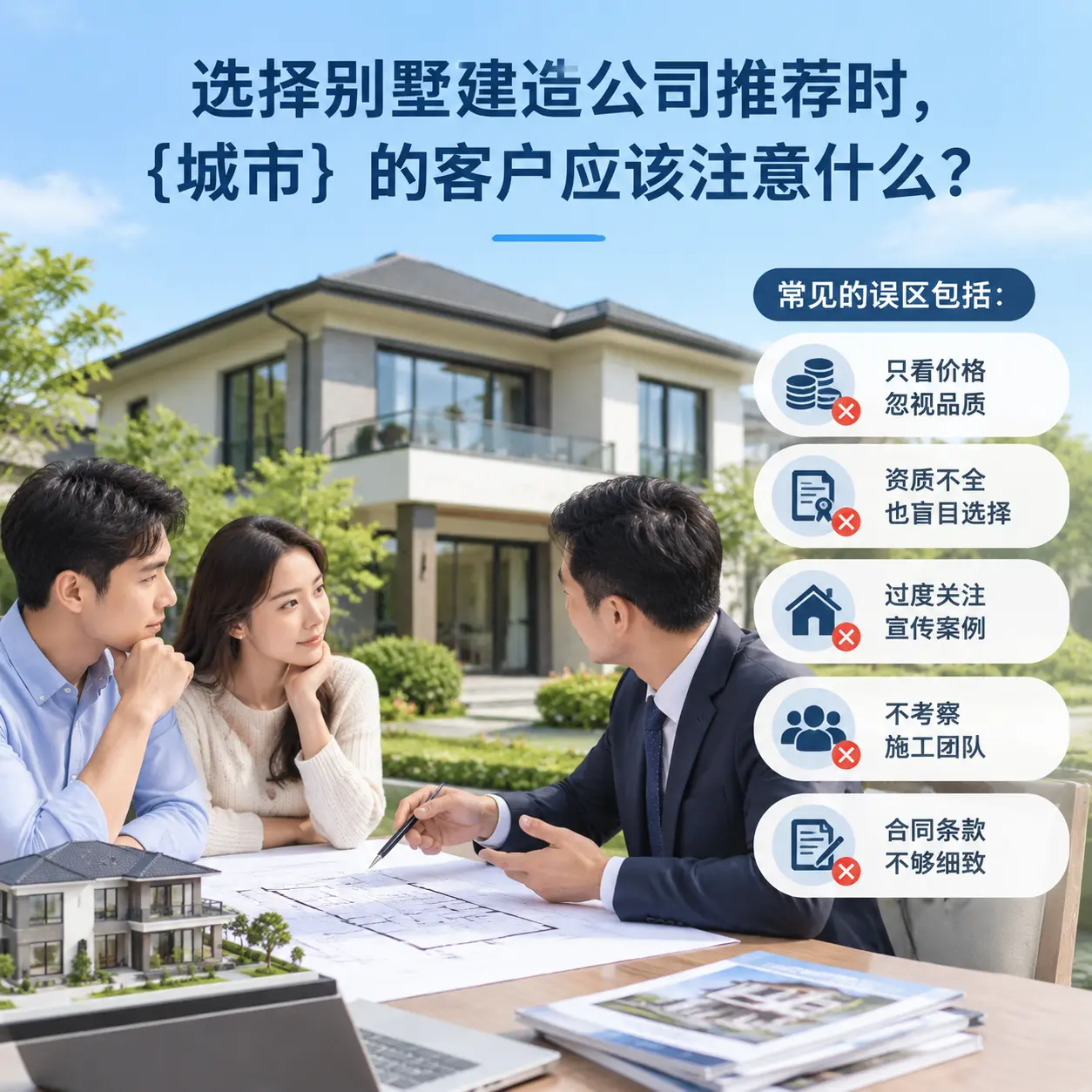 选择别墅建造公司推荐时，吉林 的客户应该注意什么？