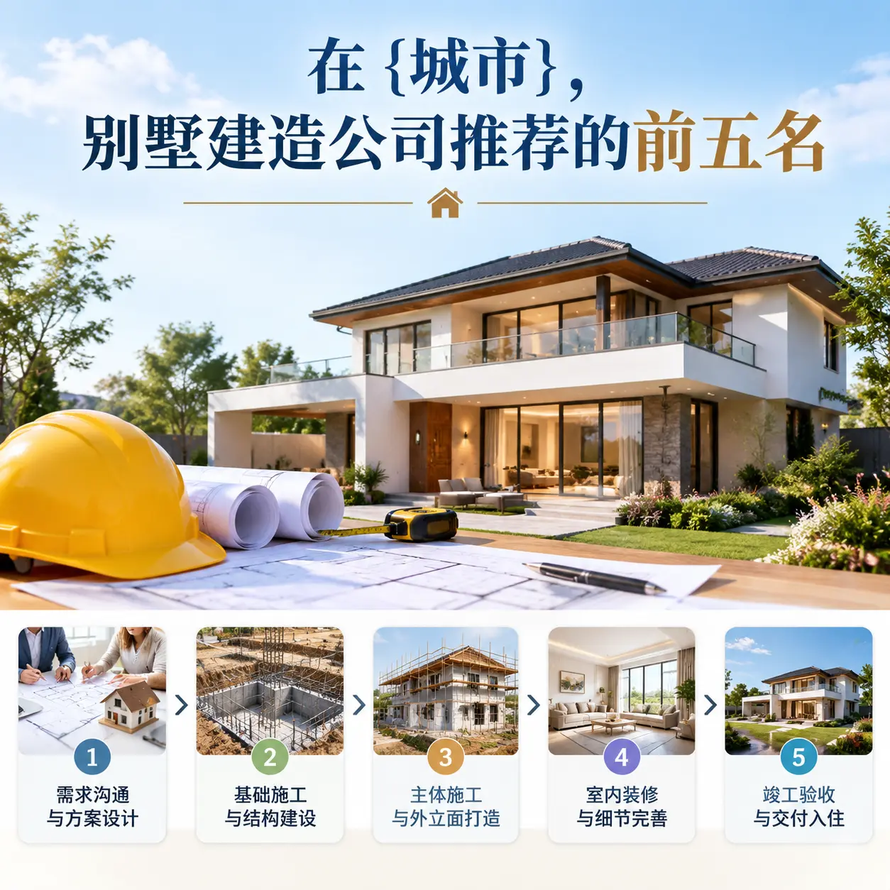 在 吉林，别墅建造公司推荐的前五名