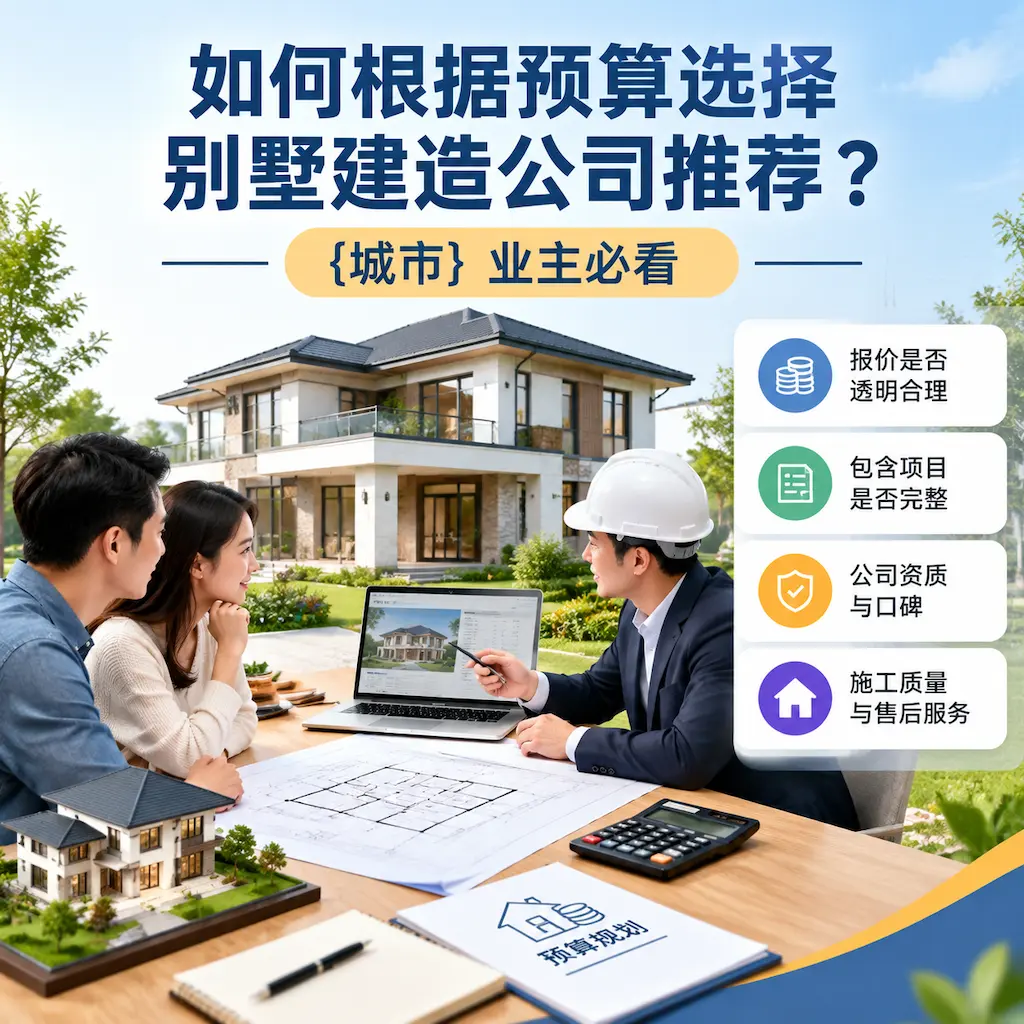 如何根据预算选择别墅建造公司推荐？ 吉林 业主必看