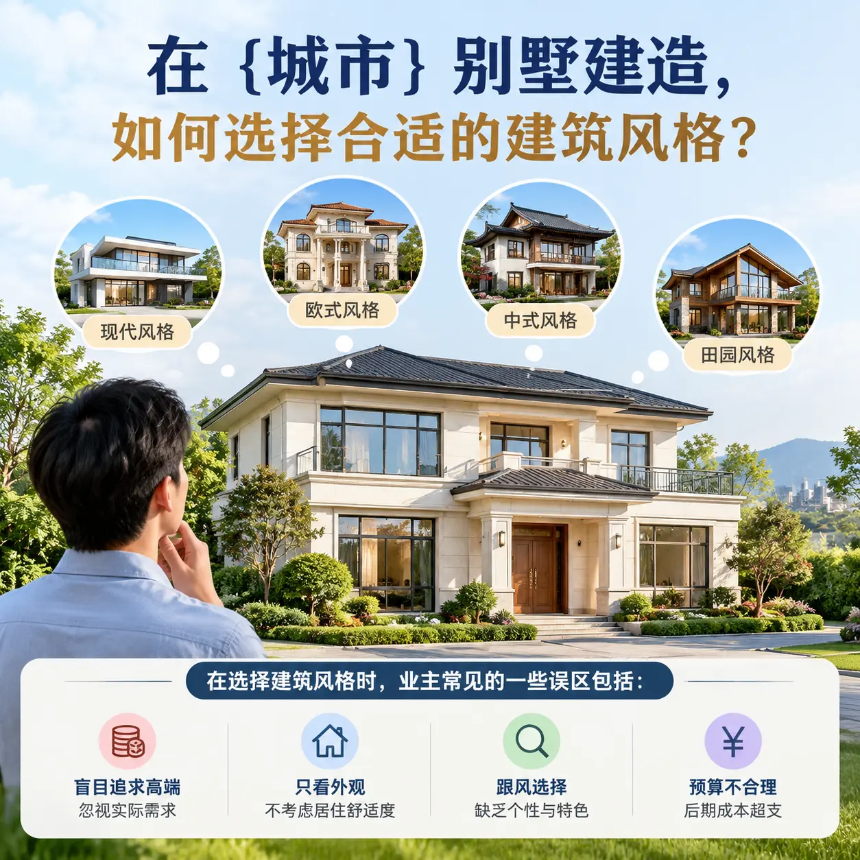 在 吉林 别墅建造,如何选择合适的建筑风格?